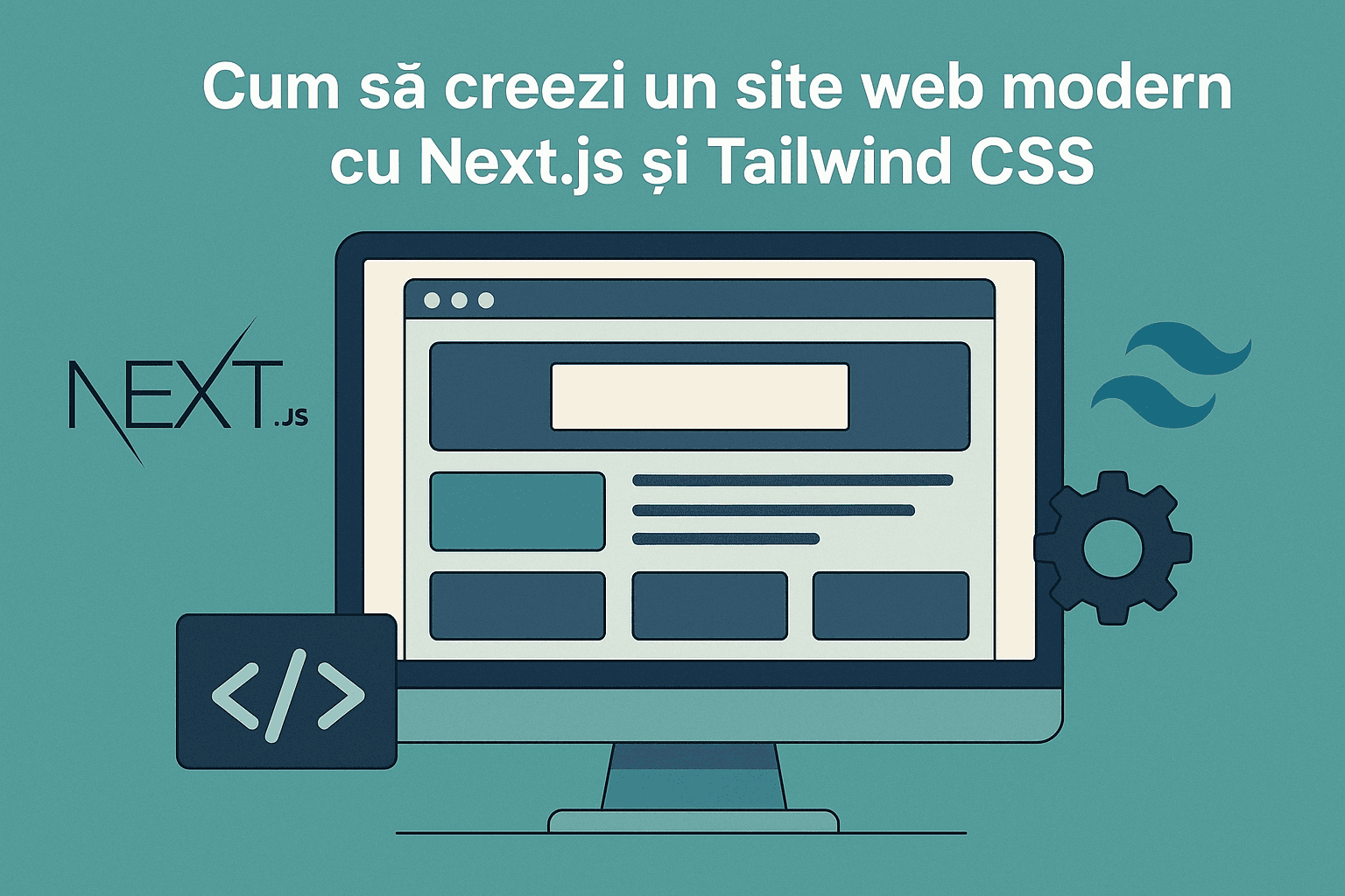 Cum să creezi un site web modern cu Next.js și Tailwind CSS